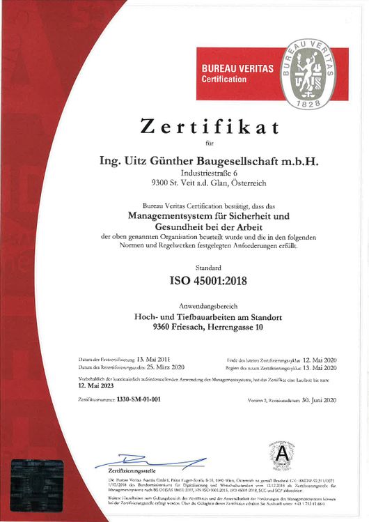 Zertifikat